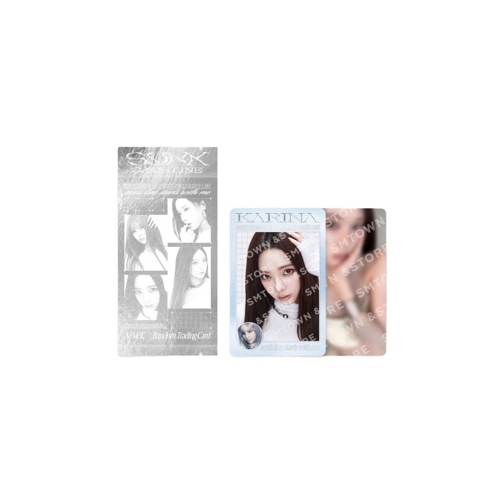 aespa [ SYNK : aeXIS LINE ] RANDOM TRADING CARD SET | Shopee Singapore