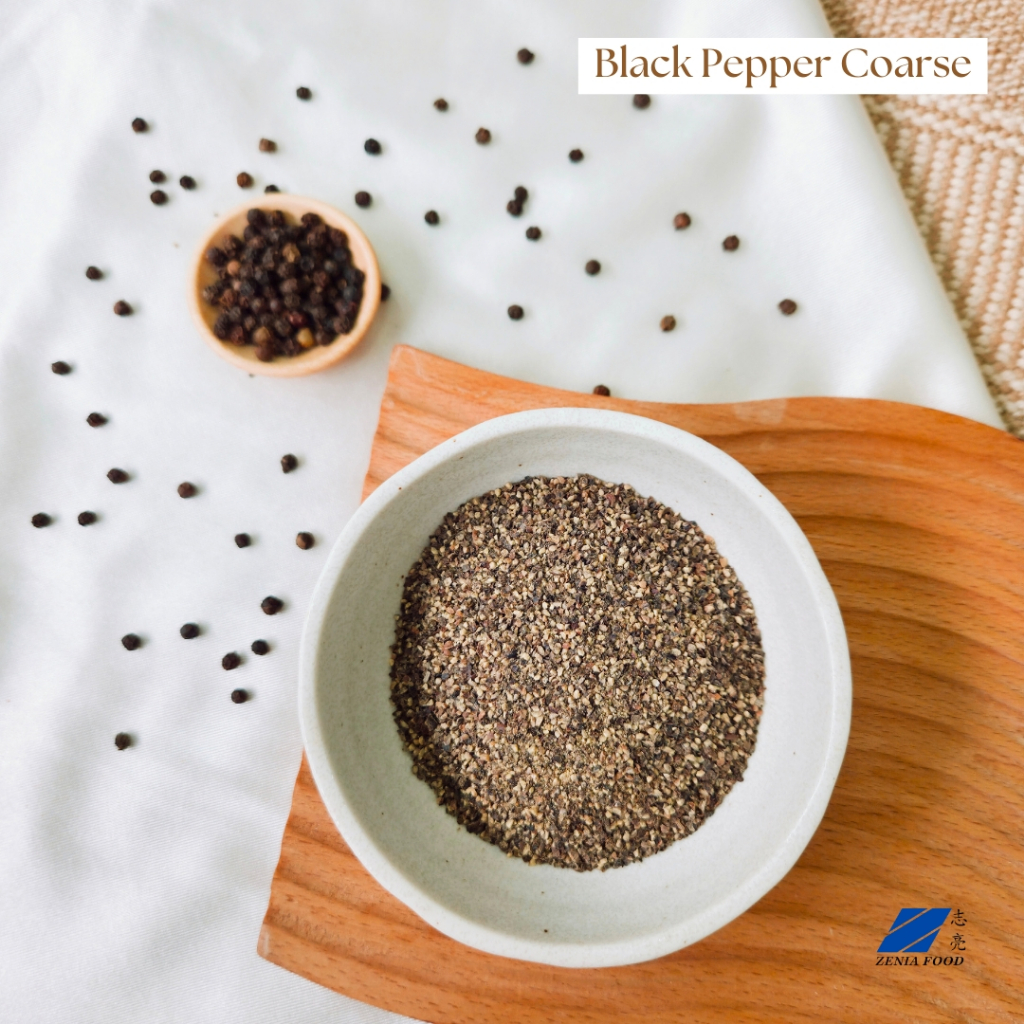 ZENIA Black Peppercorn / Coarse / Powder (Halal) 50g-500g | Shopee ...
