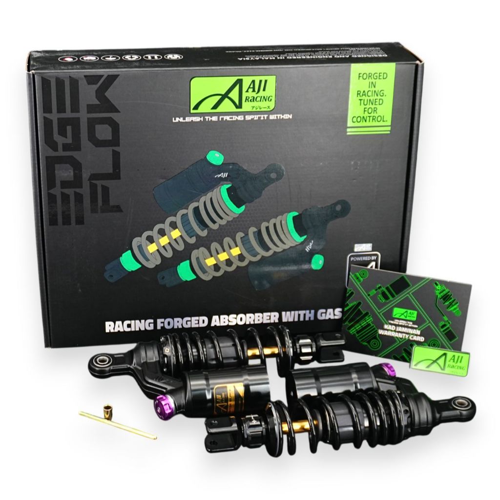 AJI RACING AEROX155 V1 V2 TURBO / NMAX V2 285MM FORGED ABSORBER REAR ...