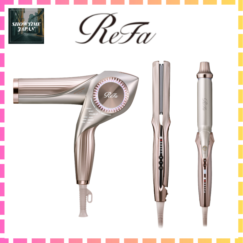 ReFa [Beautec Hair Dryer BX W / Straight Iron Pro+ / Curl Iron Pro+ ...
