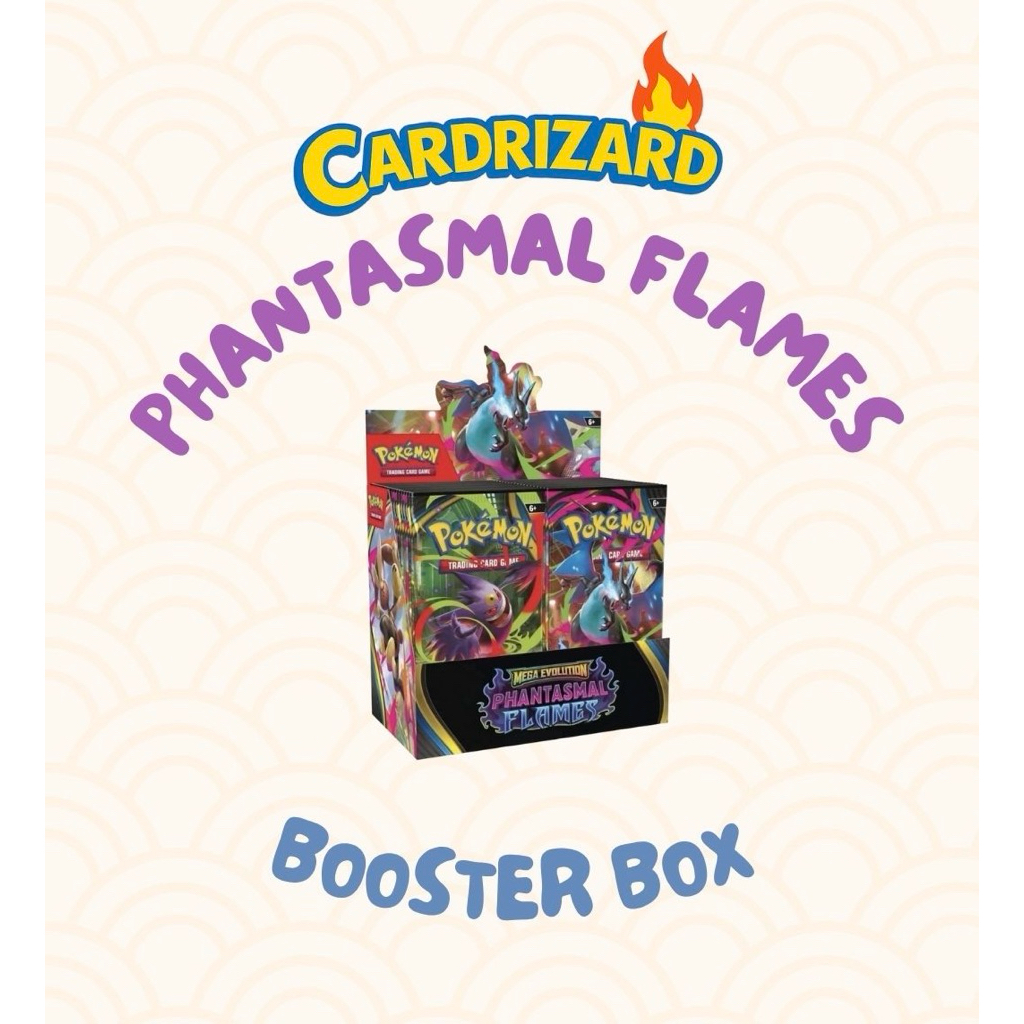 Pokemon TCG Phantasmal Flames Booster Box Pokemon Mega Evolutions | Shopee  Singapore