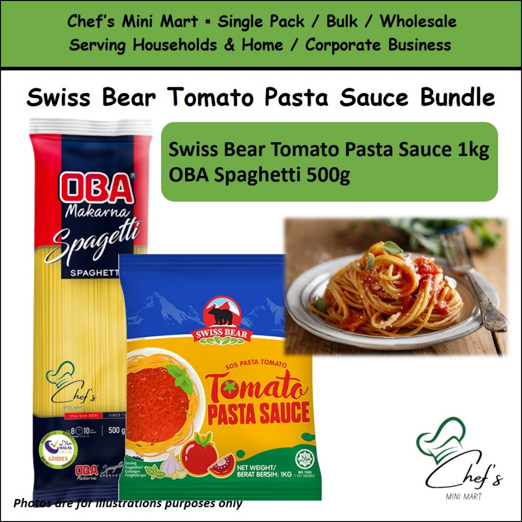 [SG Bundle] Swiss Bear Tomato Pasta Sauce Bundle | OBA Makarna ...