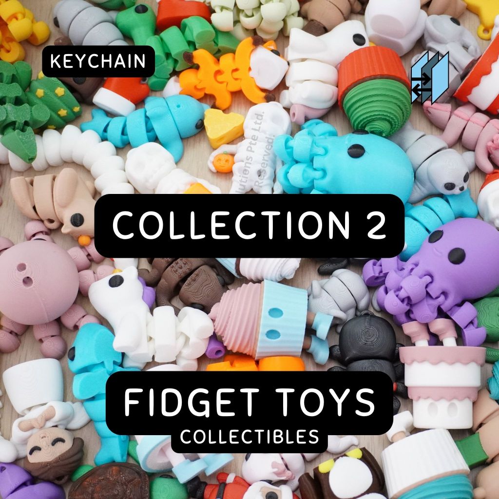 Collectible Fidget Toy Keychain Collection 2 | Children ADHD Kids ...