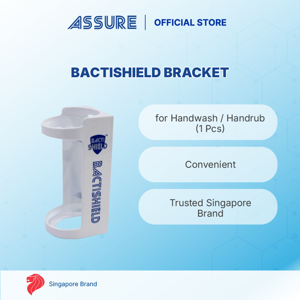 BACTISHIELD Bracket For 500ml Handwash and Handrub With Mounting Screw ...
