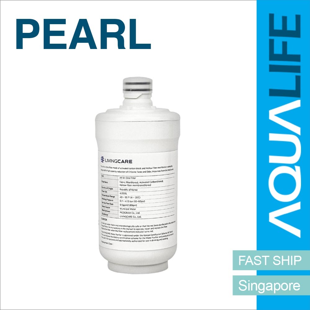 Livingcare Pearl Series All in One Compatible Water Filter Replacement ...