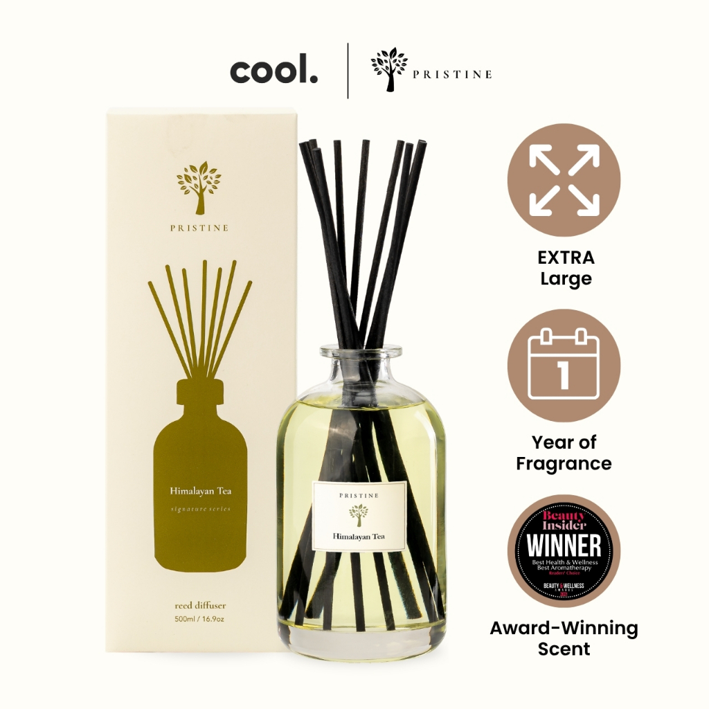 Pristine Reed Diffuser | Himalayan Tea | Signature | Essential Oil ...