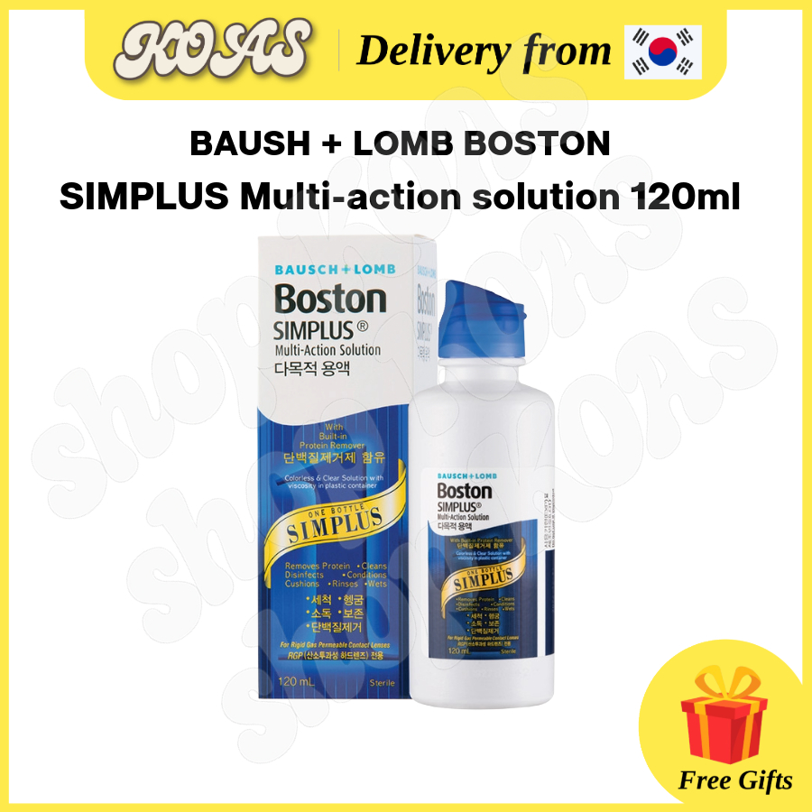 [Bausch + Lomb] Boston Simplus Multi-Action Contact Lens Solution ...