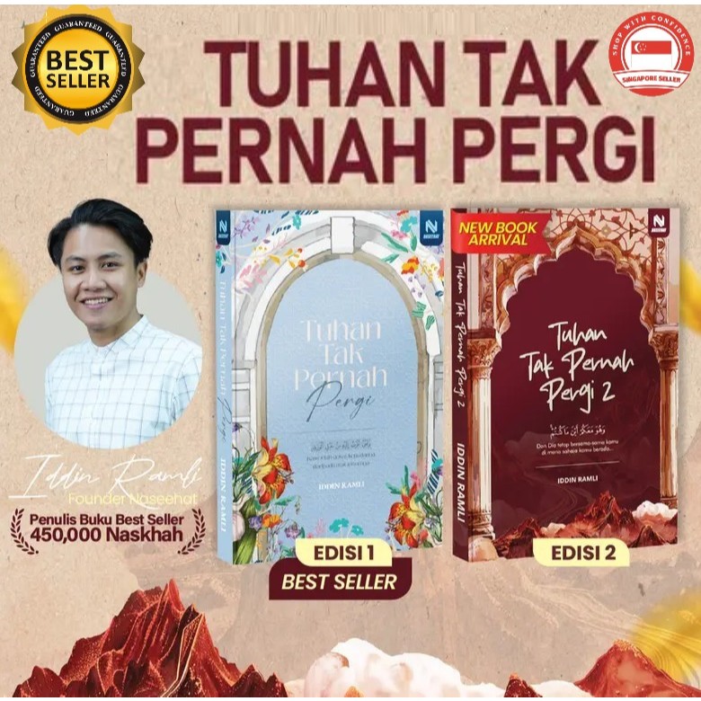 [SG SELLER] NOVEL TUHAN TAK PERNAH PERGI BOOK 1 & 2 (NEW) | Shopee ...