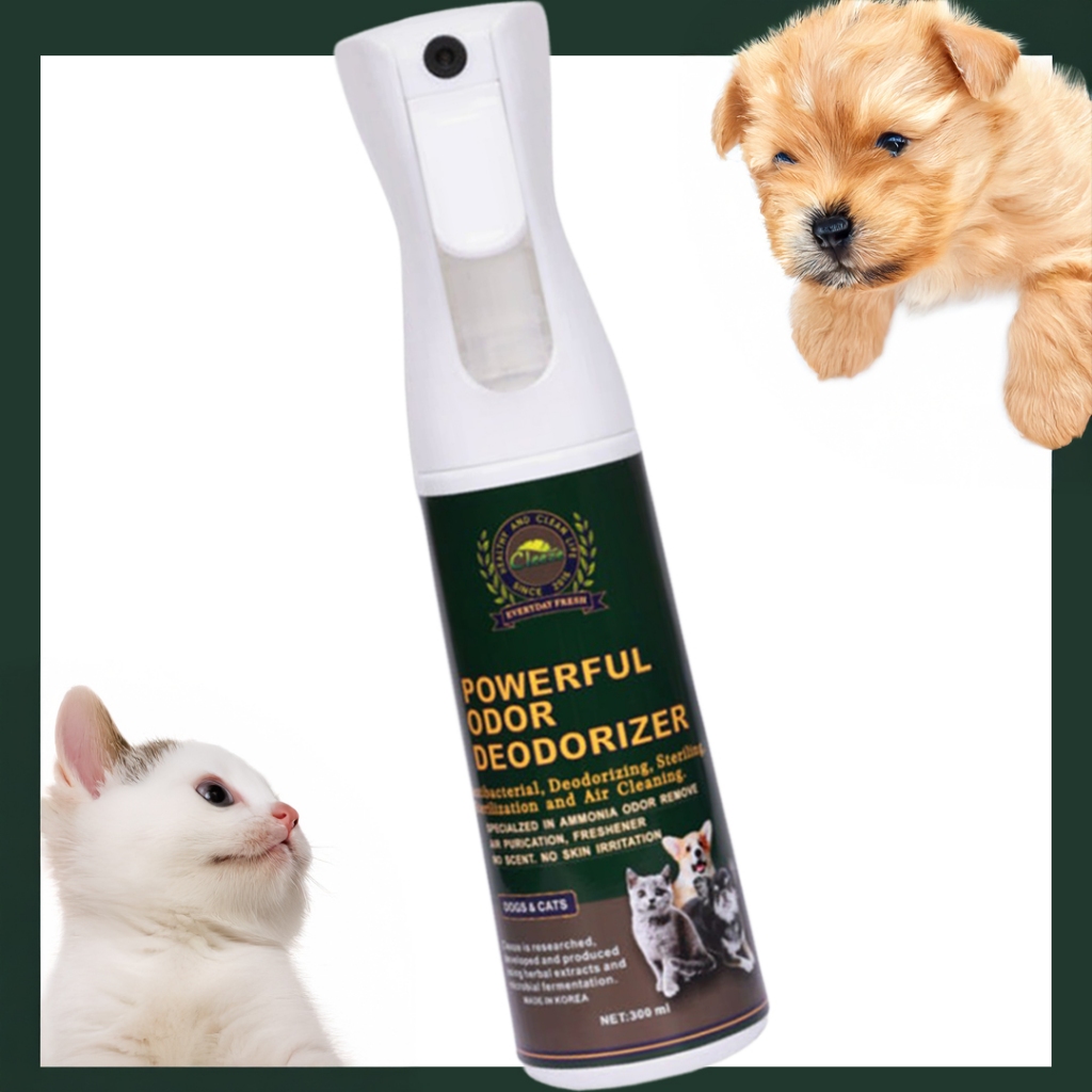 Cleeze Natural Pet Deodorizer 300ml for Dogs & Cats – Powerful Odor ...