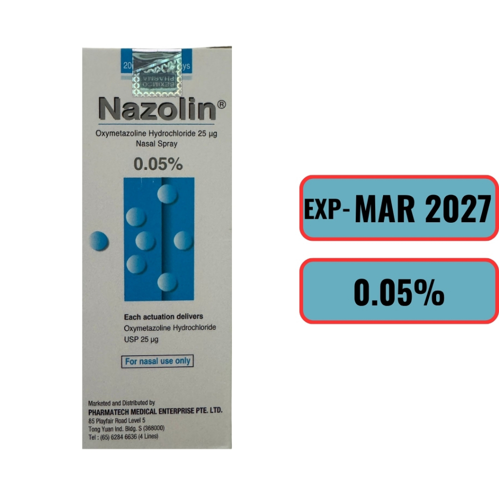 Nazolin 0.05% Nasal Spray – Fast Relief for Nasal Congestion Iliadin ...