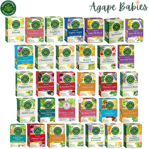 4-Pk] Traditional Medicinals Organic Tea 16 Bags - 36 Flavours