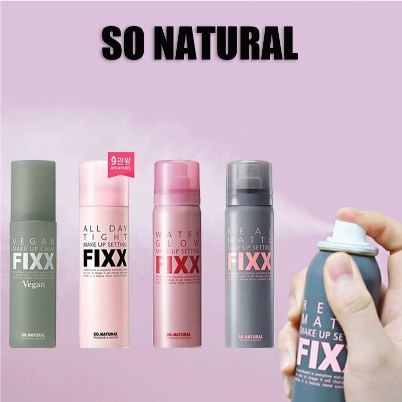 So Natural All Day Tight Make up Setting Fixx 120ml Long lasting ...