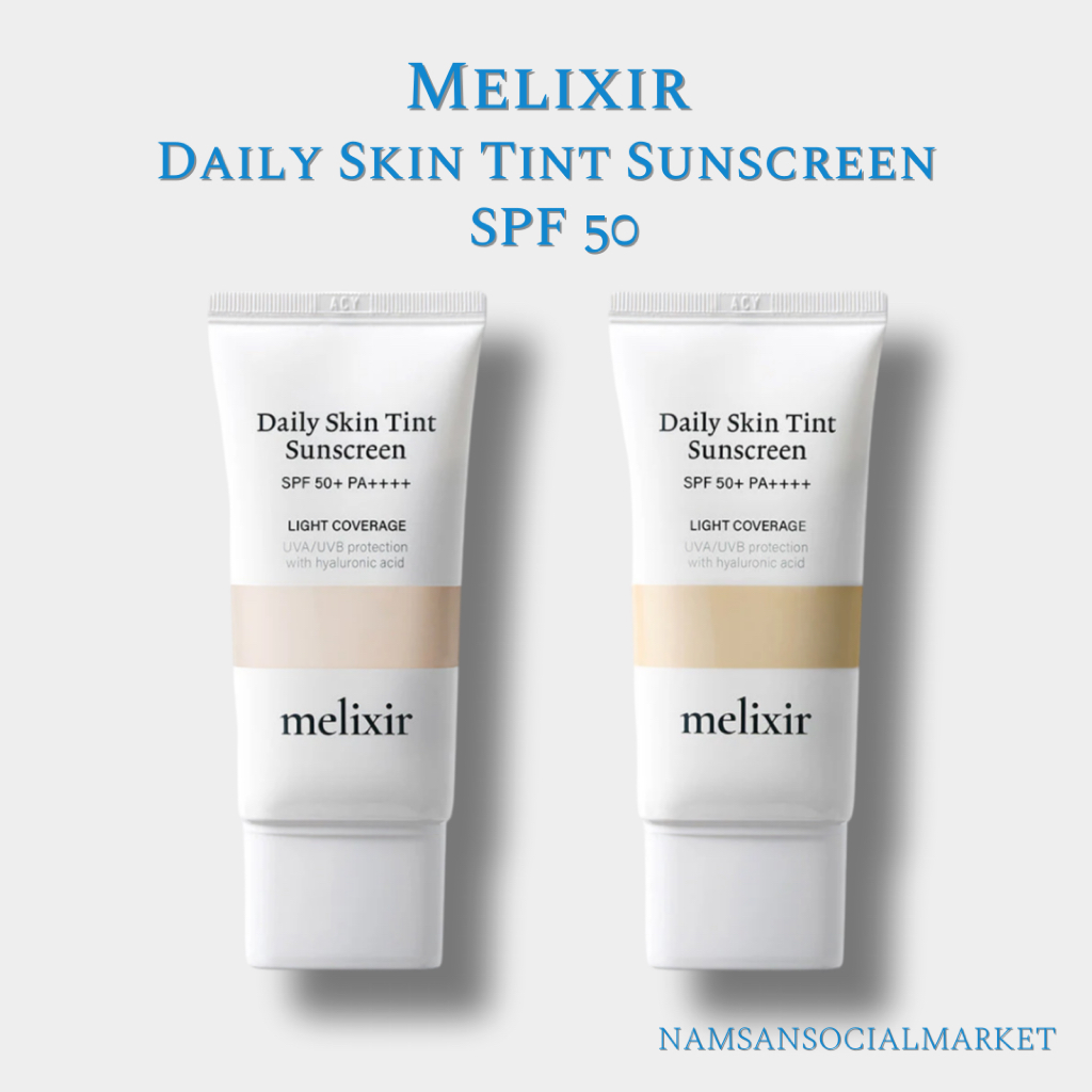 Melixir Vegan Daily Skin Tint Sunscreen SPF50+ PA++++ 50ml – Tone-Up ...