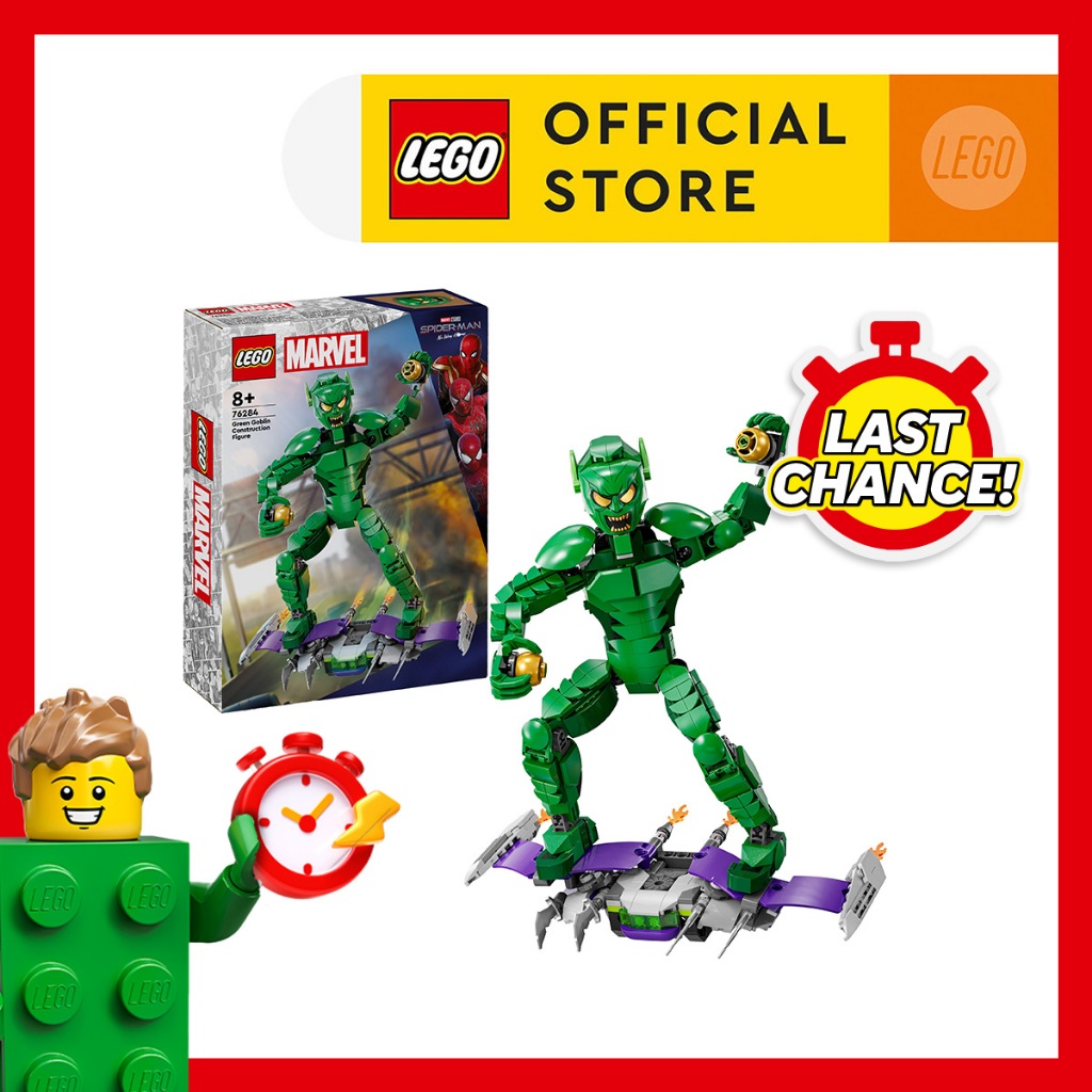 LEGO Super Heroes Marvel 76284 Green Goblin Construction Figure (471 ...