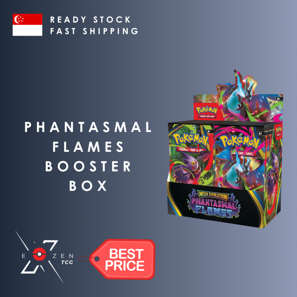 Pokemon Phantasmal Flames Booster Box [English][PFL] | Shopee Singapore