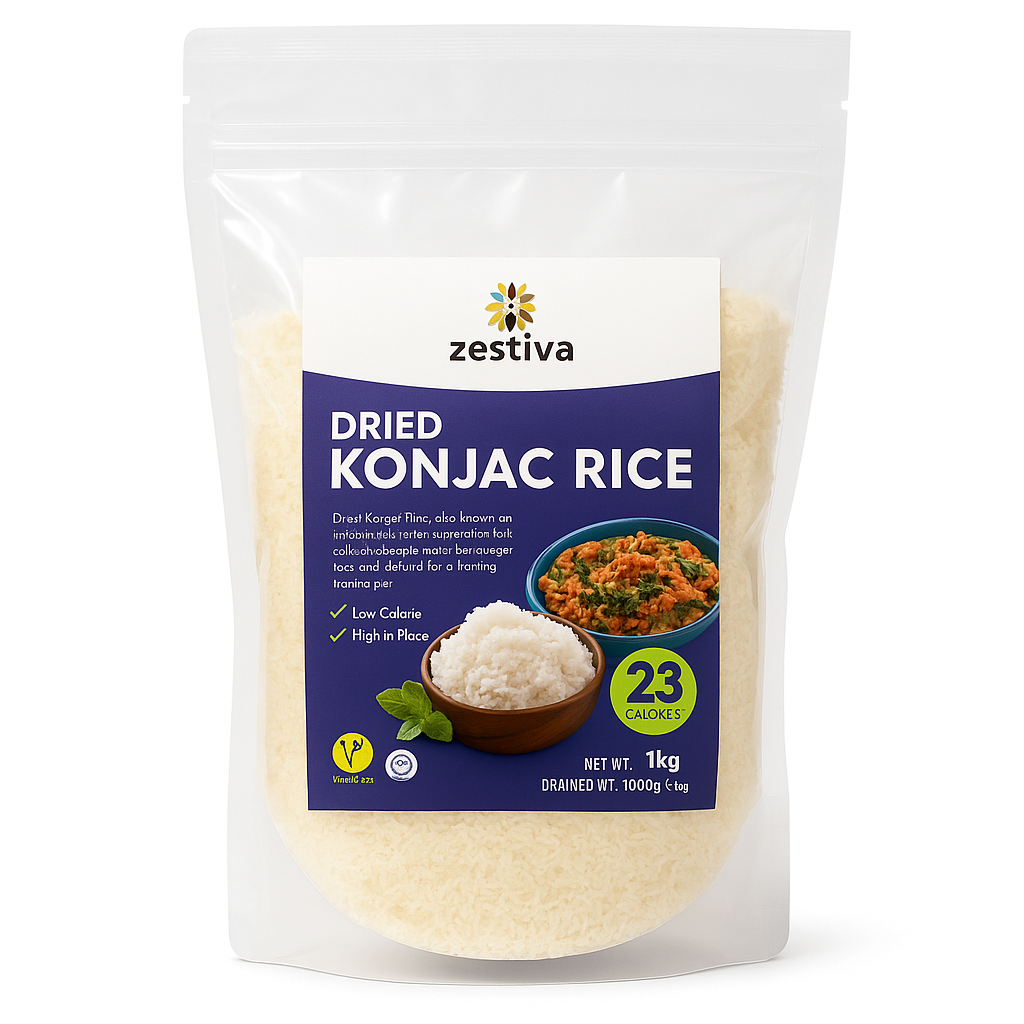 Zestiva Instant Rice /Konjac Rice, 1kg | Shopee Singapore