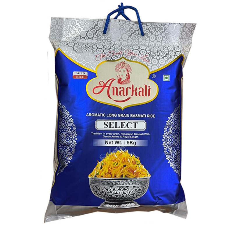 Anarkali Basmati Rice Select 5KG | Shopee Singapore