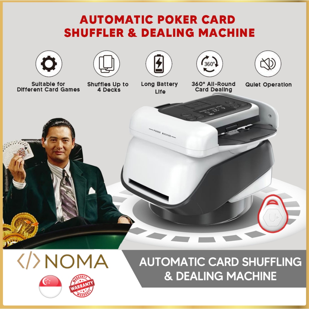 【SG】 Auto Card Shuffle & Deal Machine | Texas Poker Automatic Shuffling ...