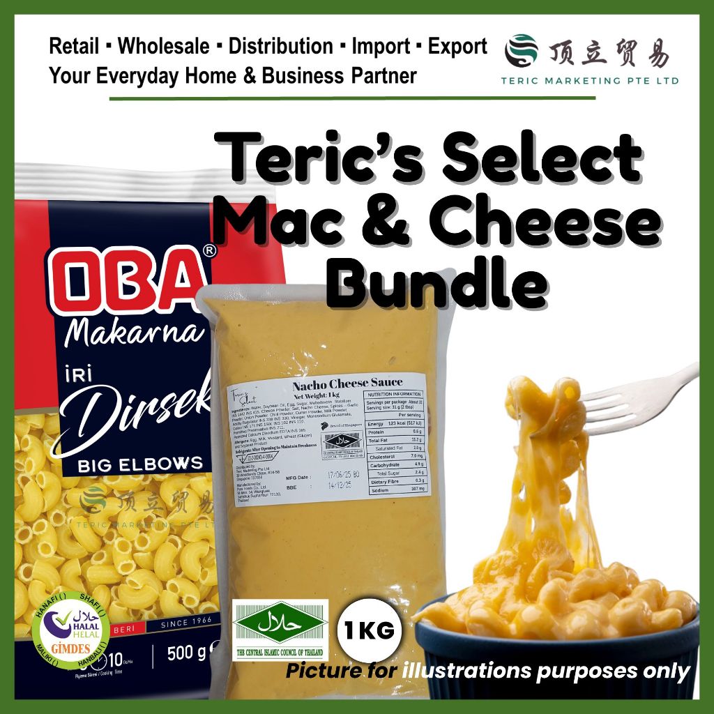 [SG Bundle] Teric's Select Mac & Cheese Bundle | OBA Makarna Macaroni ...