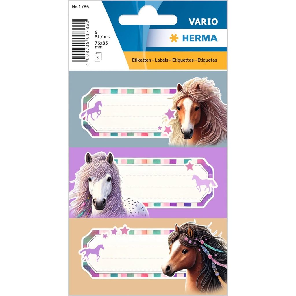 The Office Shoppe - HERMA Book Labels for Labelling Horses, Animal Name ...