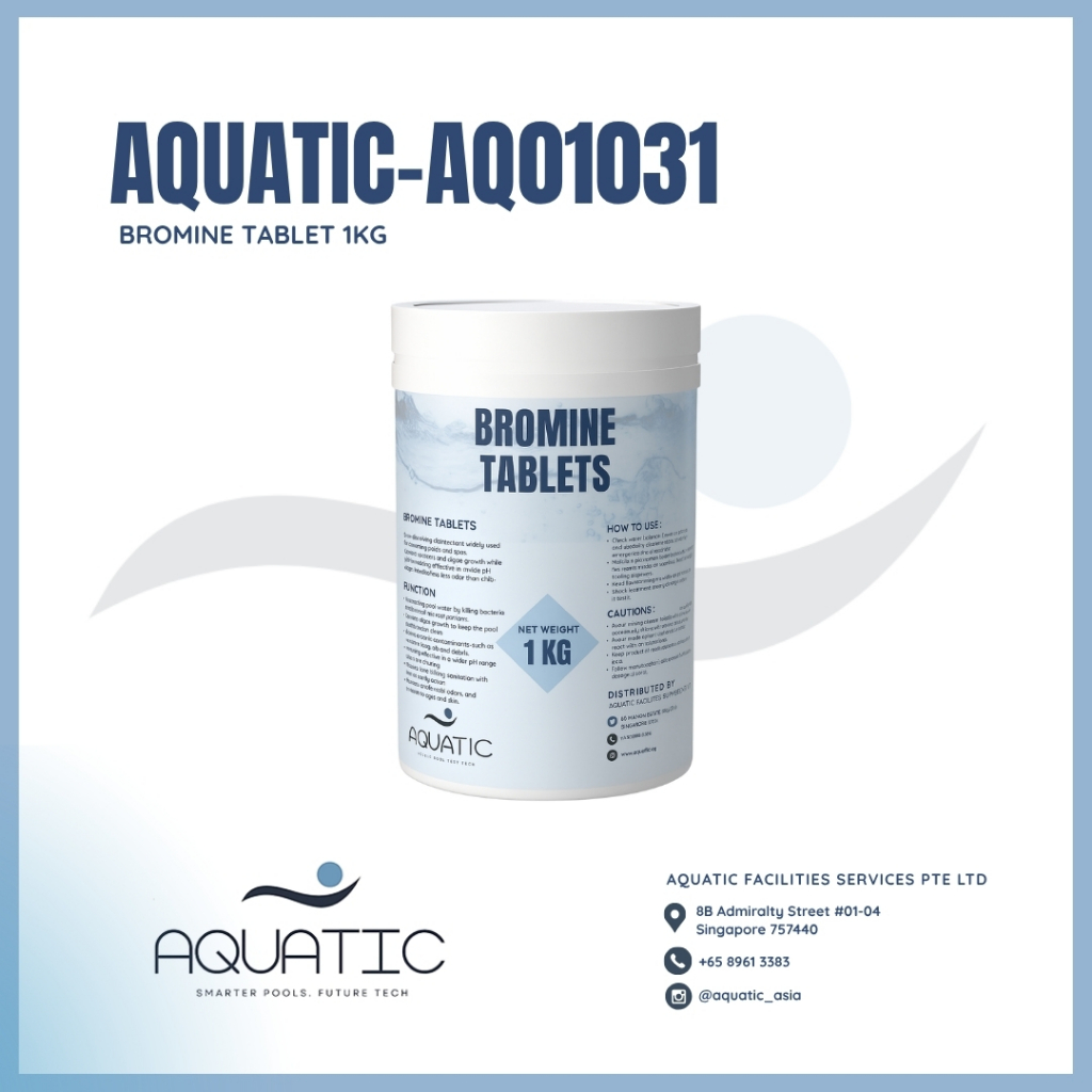 Bromine / Bromicide Tablet For Swimming Pool | 1KG | Sanitizer and ...
