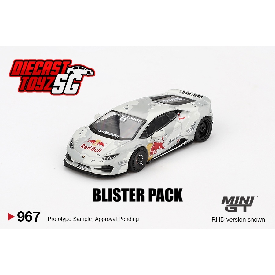 SG STOCKS & SELLER ))MINI GT #967 1/64 Lamborghini Huracan LB