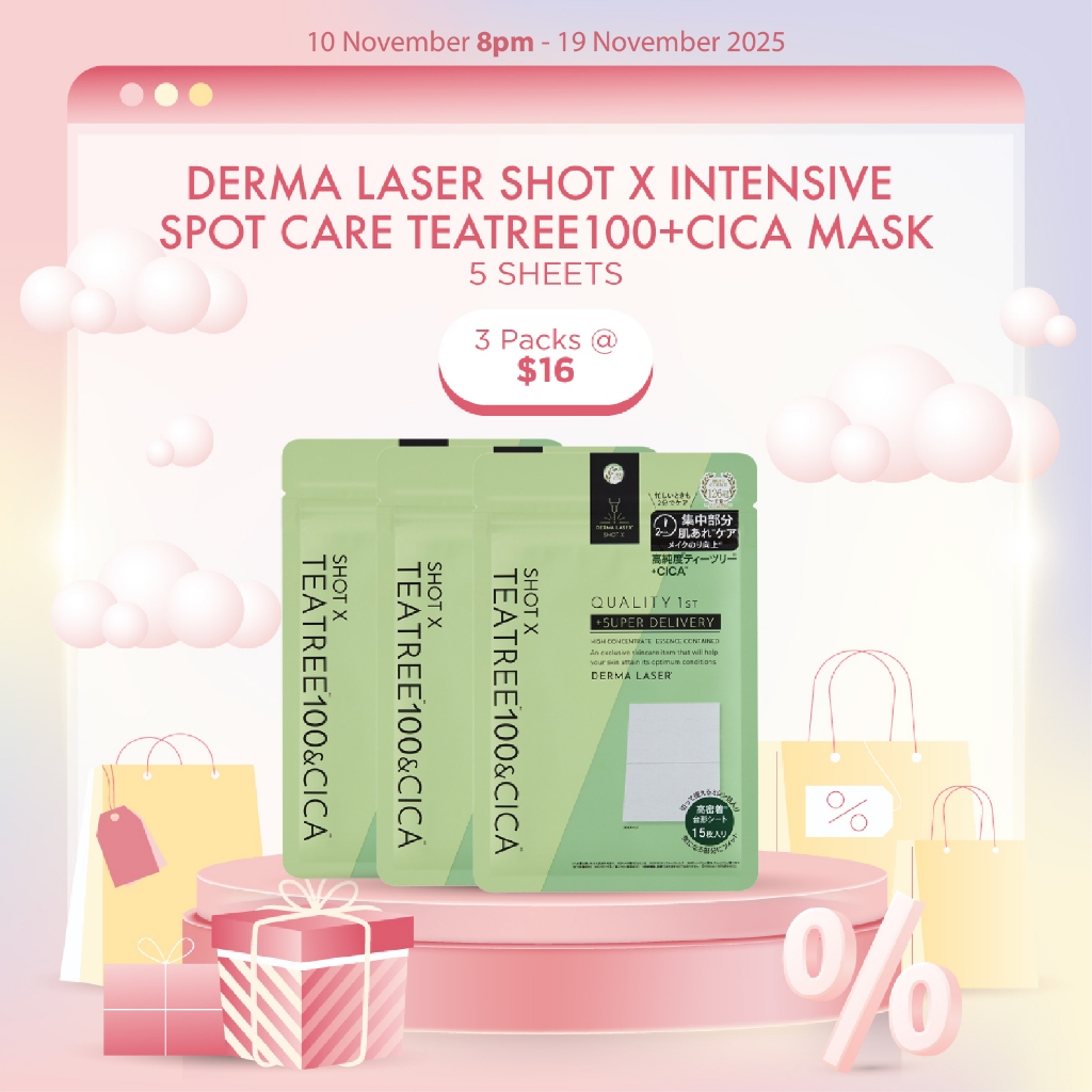 QUALITY 1ST Derma Laser Shot X Intensive Spot Care Facial Mask 15 ...
