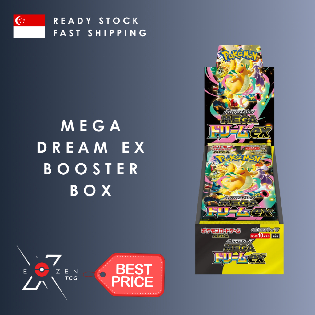 Pokemon Mega Dream Ex Booster Box/Packs [Japanese][M2a] | Shopee