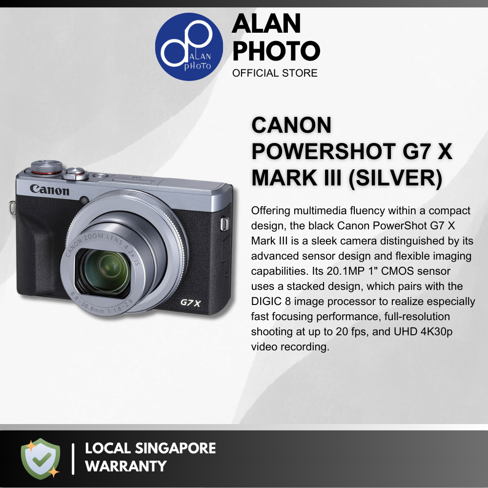 Canon PowerShot G7X Mark III G7x III | Canon Singapore Warranty