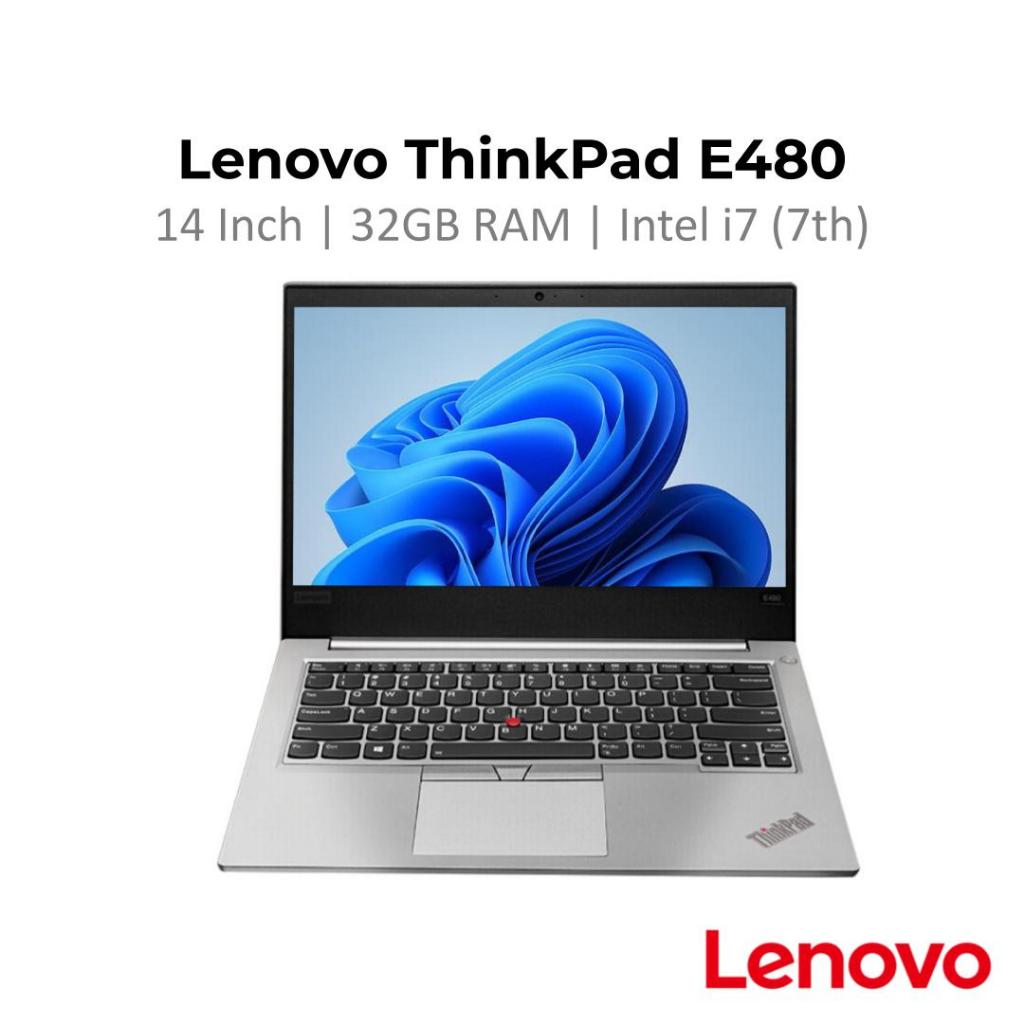Refurbished] Lenovo ThinkPad E480 | 14 Inch i7 Laptop | 7th Gen