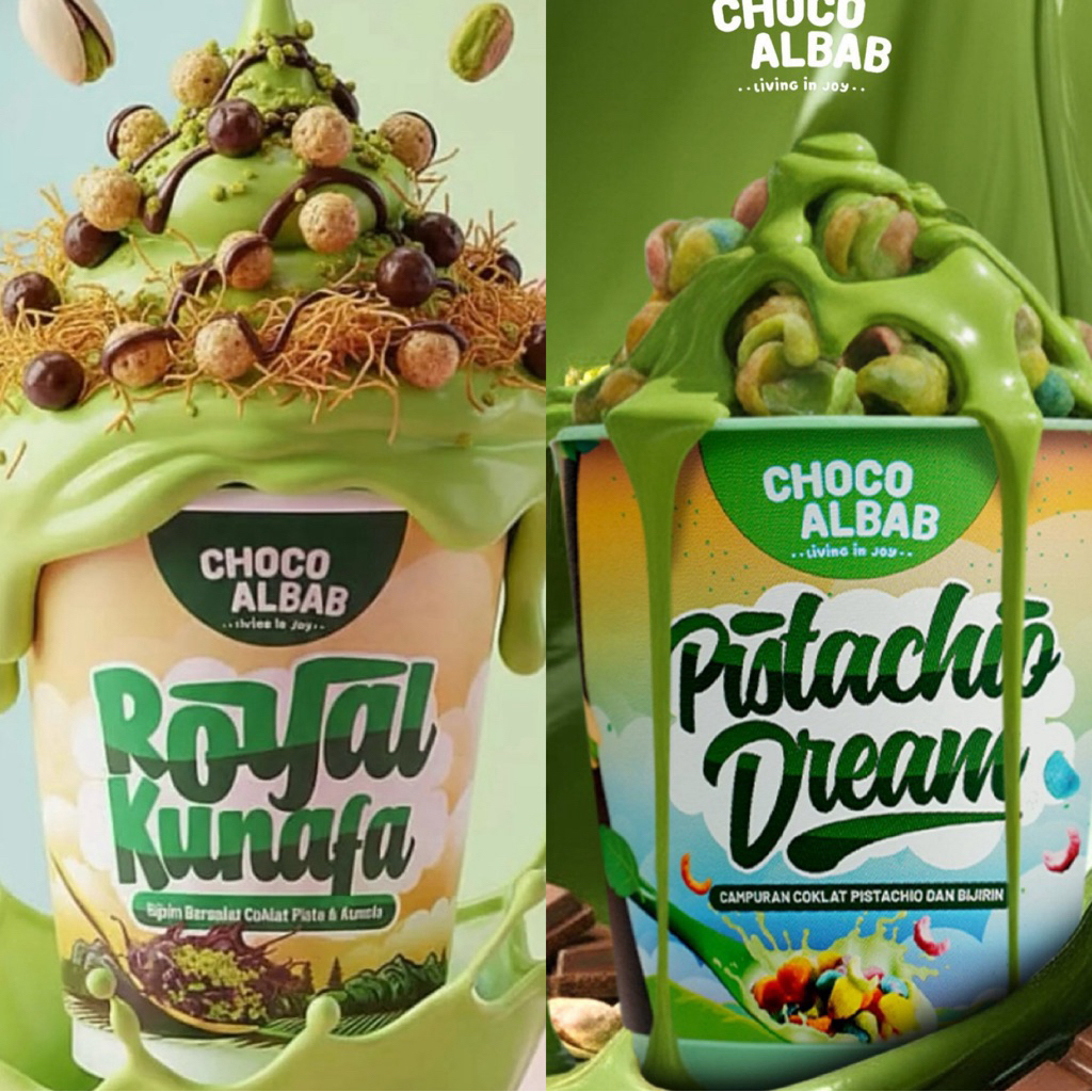 🌷CHOCO ALBAB Royal Kunafa | Pistachio | Shopee Singapore