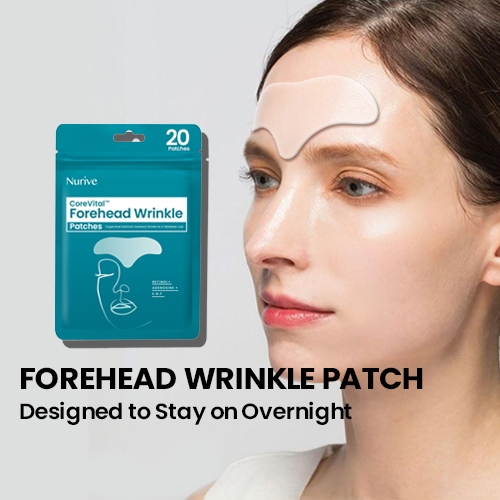 Nurive Forehead Wrinkle Patches 20ct Collagen Infused Korean Skin Care ...