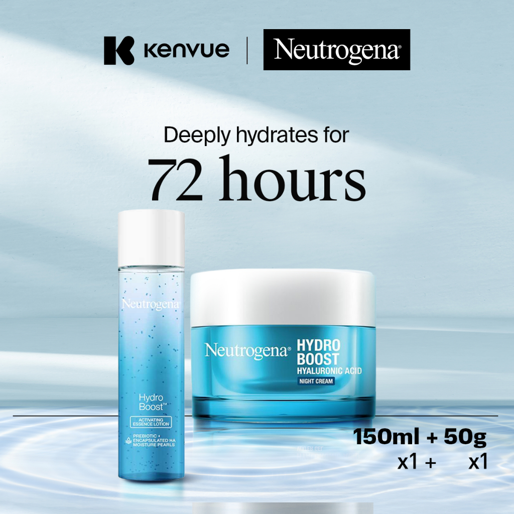 [Night Routine] Neutrogena Activating Essence Lotion and Hyalurionic ...