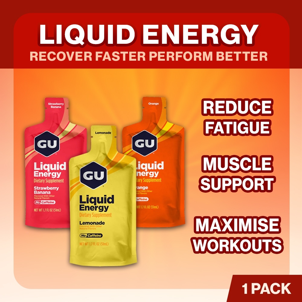GU Energy Liquid Energy Gel Running Marathon Endurance Sports ...