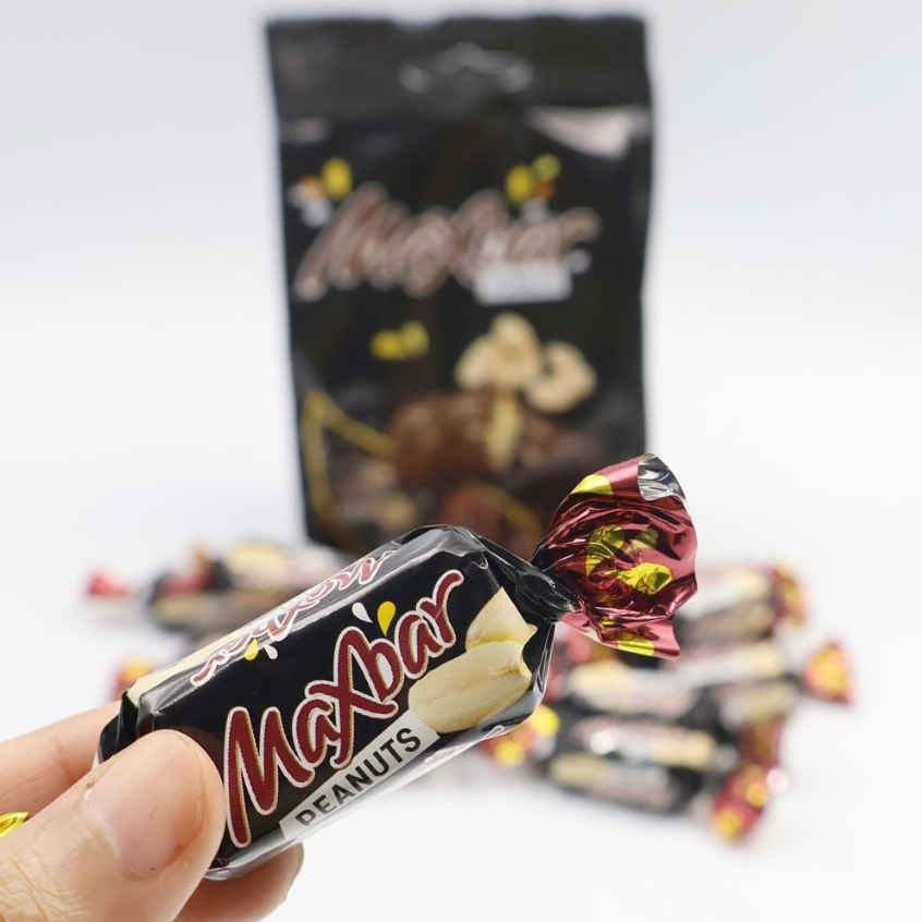 MAXBAR PEANUTS, MILK CHOCOLATE COATED BAR WITH CARAMEL NOUGAT AND ...