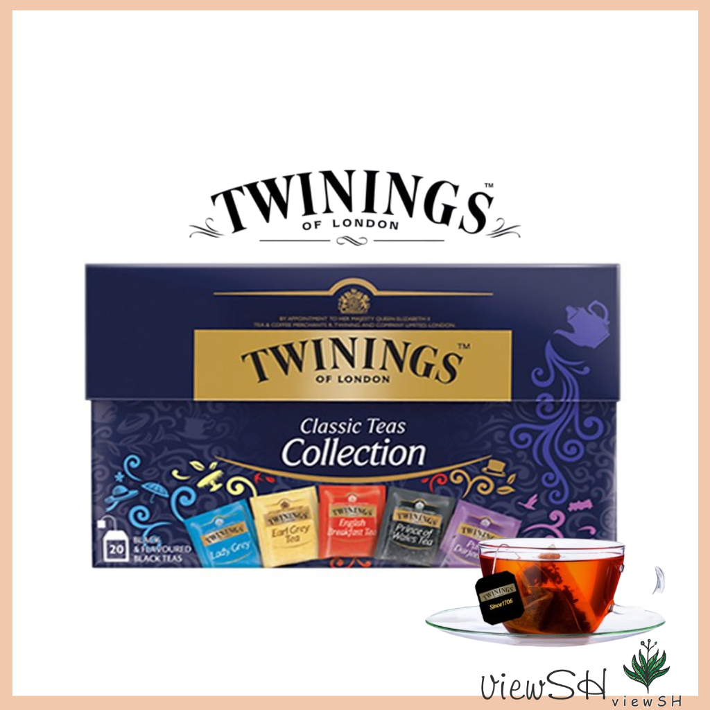 [TWG x Twinings] Classic Tea Collection 20 Teabags | Assorted Black ...