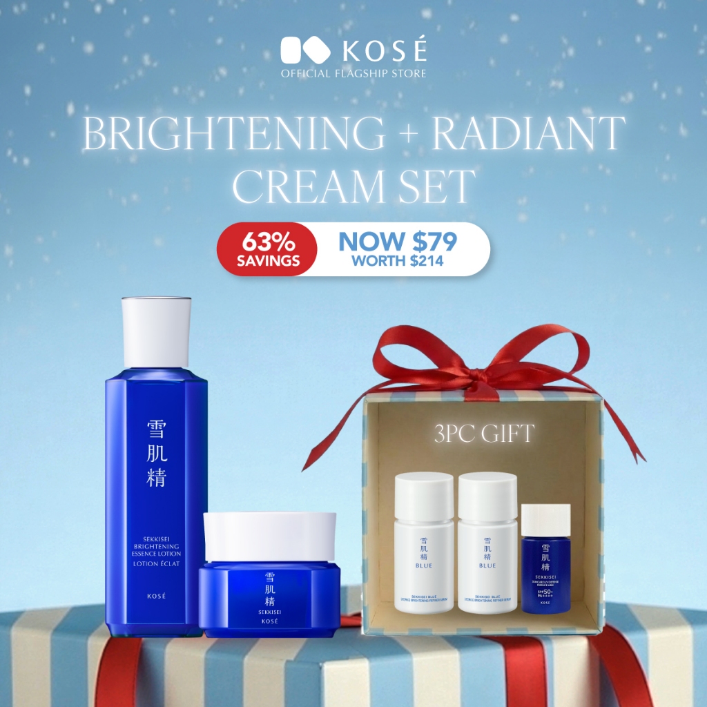 [December Exclusive] Kose Sekkisei Brightening and Radiant Cream Set ...