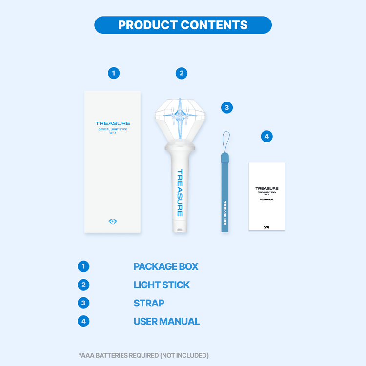 TREASURE Official Lightstick Ver.2 TEULIGHT | Shopee Singapore
