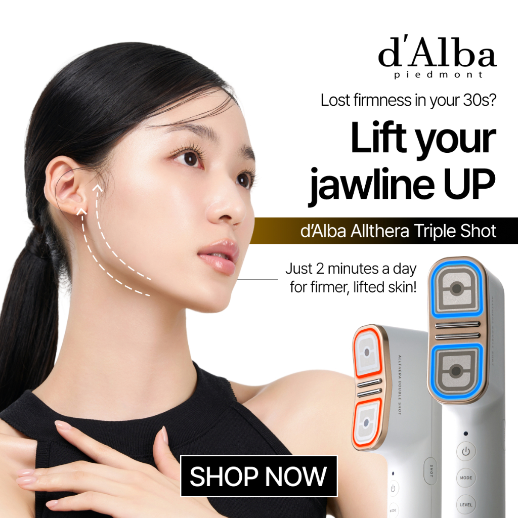 d'Alba Official] Allthera Double Shot Beauty Device | Shopee Singapore