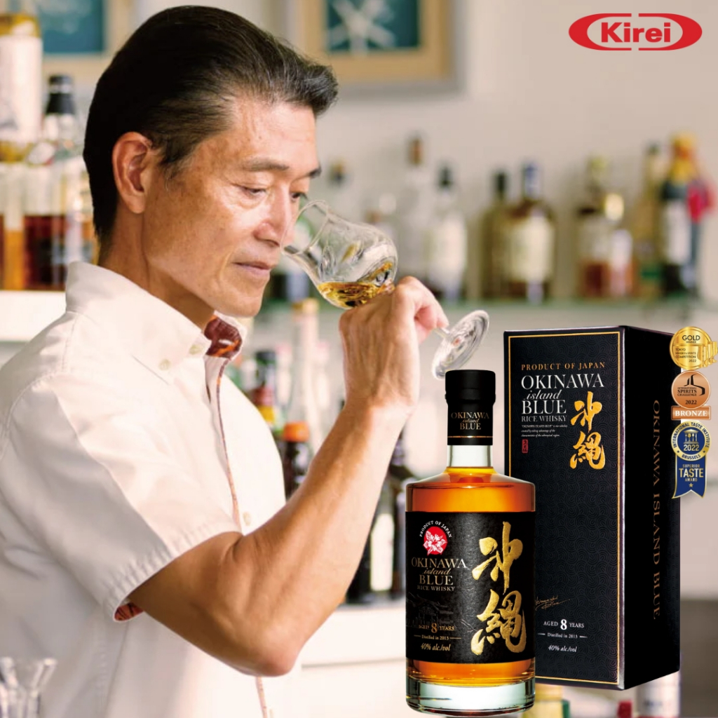 Kirei】Okinawa Island Blue Japan Whisky 700ml/8 Years Aged 40