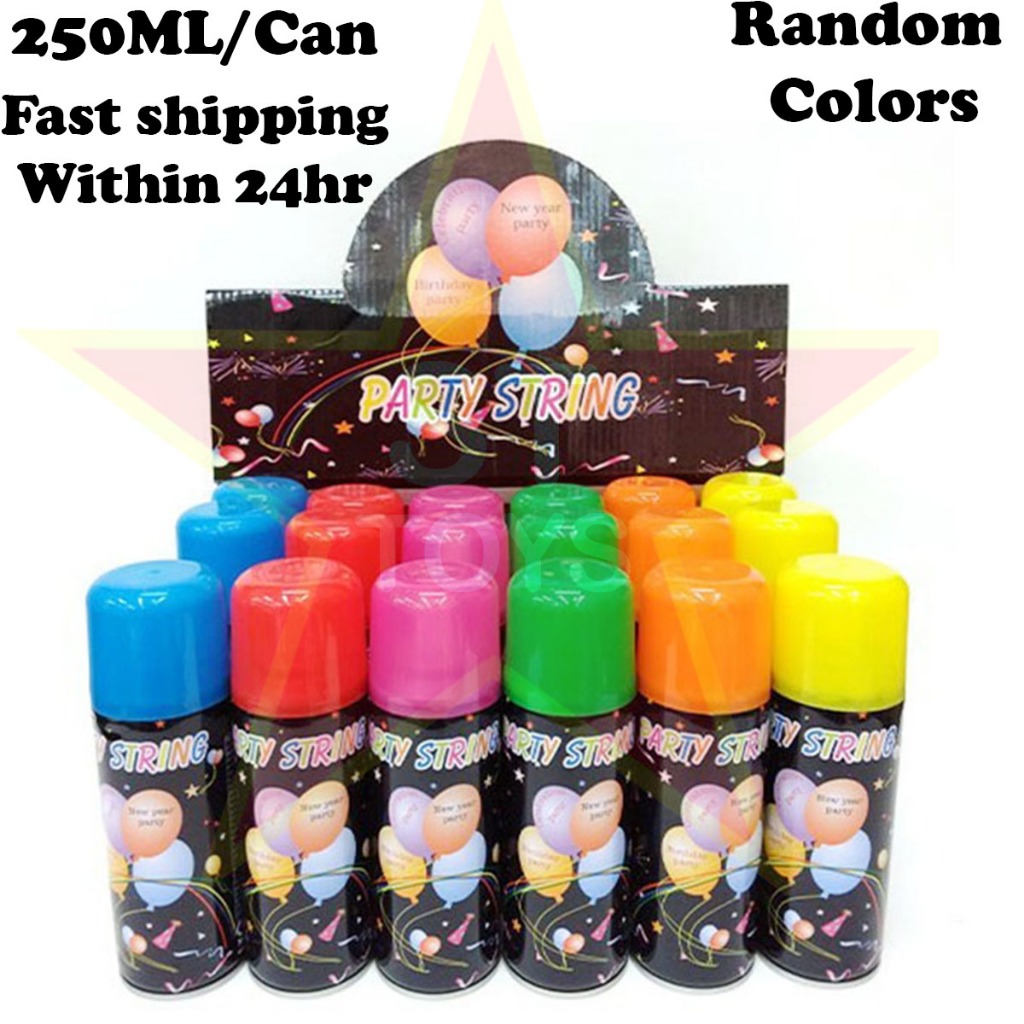 Party Spray Silly String Spray 250ML Birthday/New Year Eve/Wedding ...