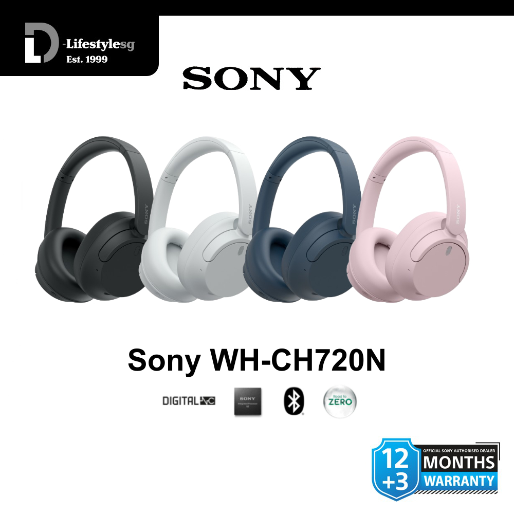 Sony WH-CH720N Wireless Noise Cancelling Headphone | Shopee Singapore