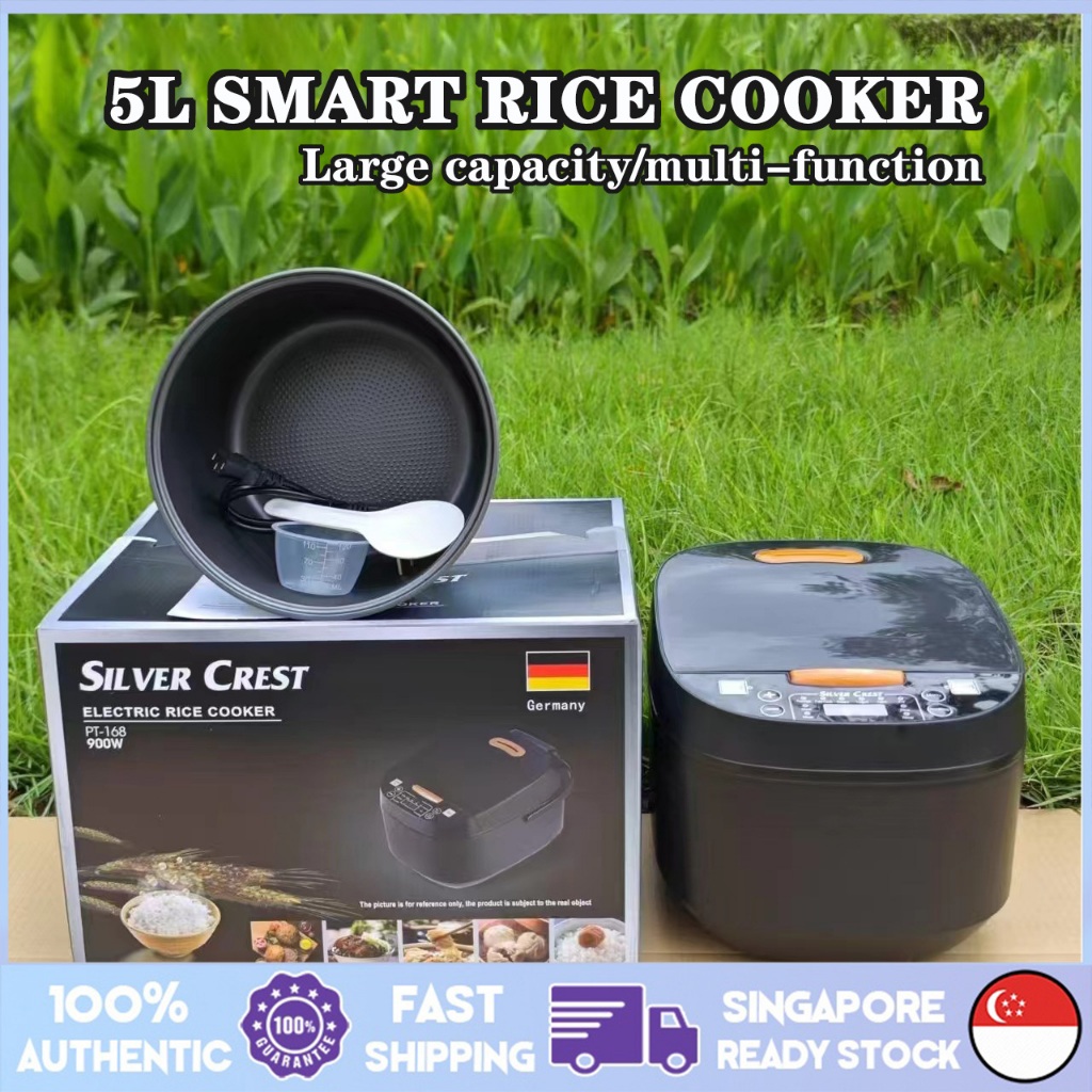 SG [In Stock] 5L smart rice cooker household large-capacity non-stick ...