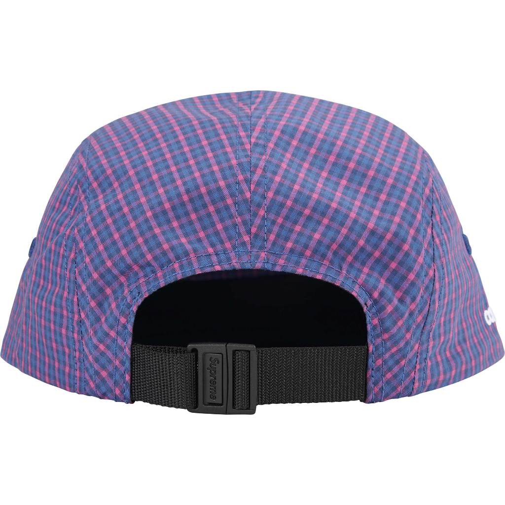 SS25 Supreme Cordura Plaid Camp Cap 