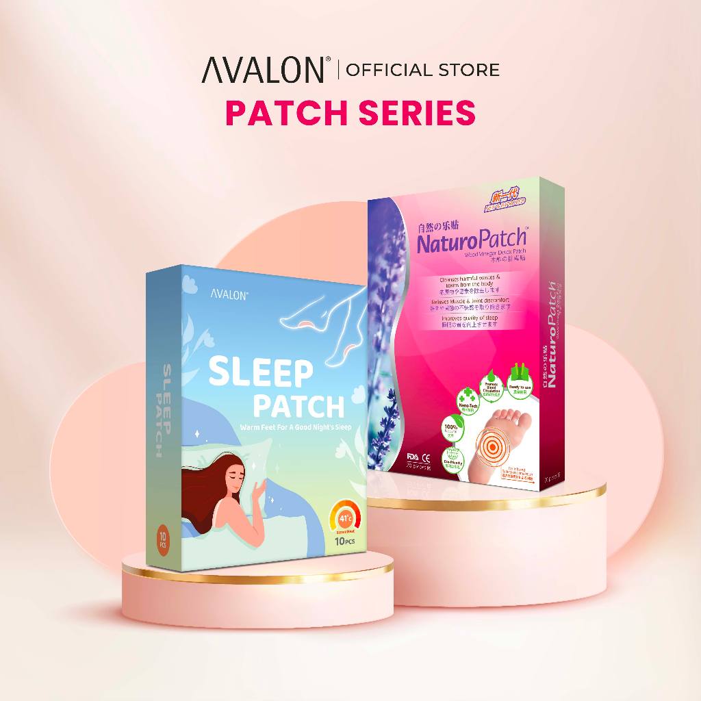 Avalon x Naturo Patch Series | Sleep Patch | Wood Vinegar Detox Patch ...