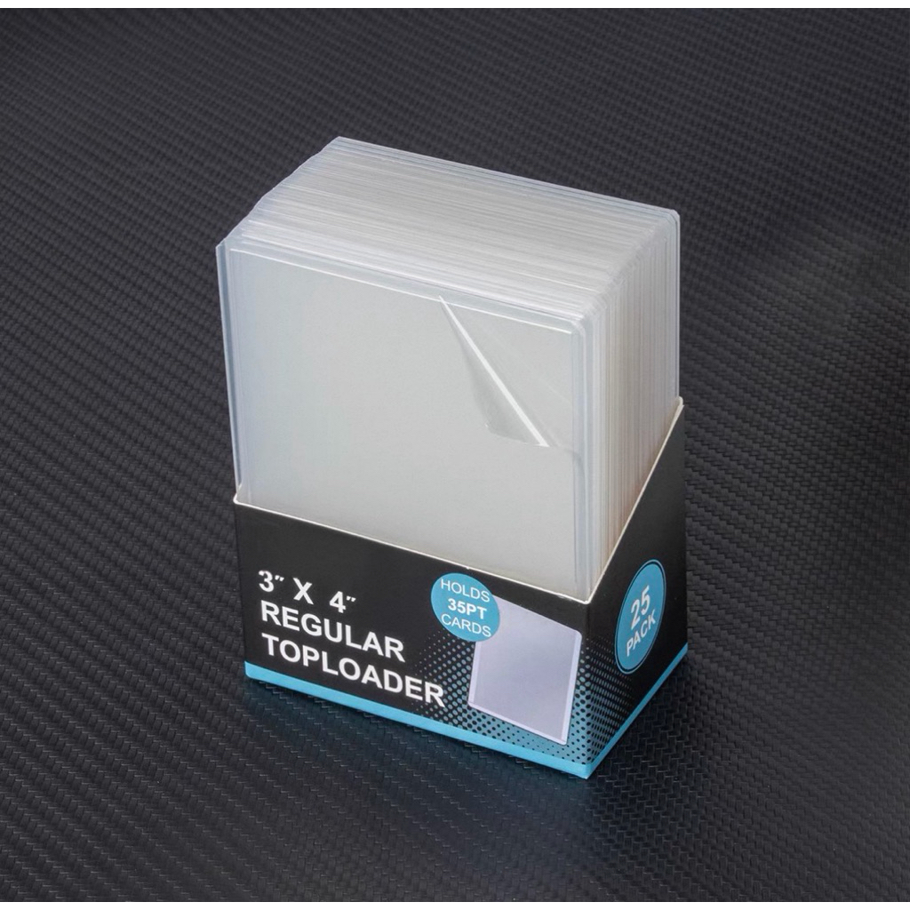 [SG Stock] 25pcs Grade A (35PT) Toploader Premium Top Loader Pokemon ...