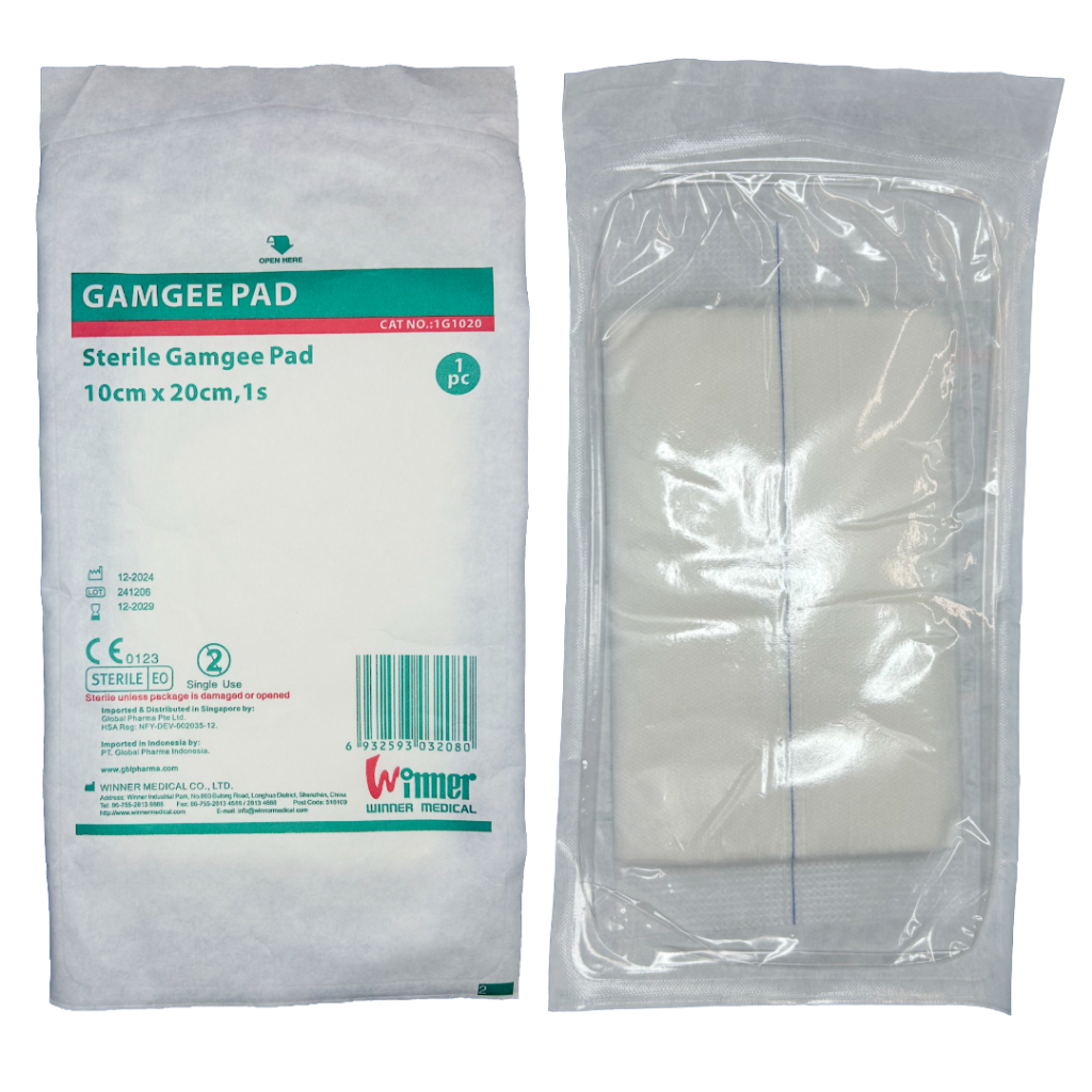 Winner Sterile Gamgee Pad / Combine Dressing 10cm × 20cm | Shopee Singapore