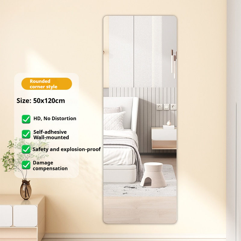 [SG Stock] Acrylic Full-Length Mirror Wall Sticker – Self-Adhesive ...