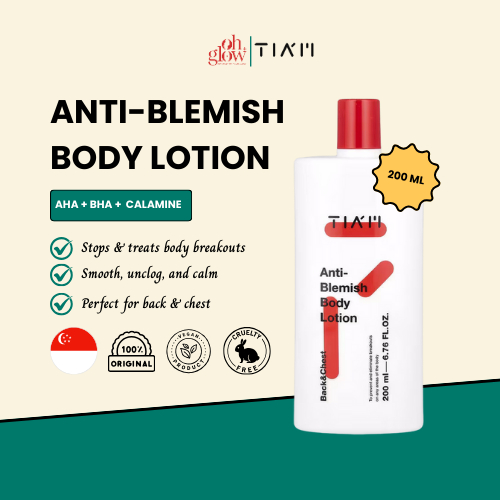 Tia'm by Tiam Anti-Blemish Body Lotion 200ml–AHA BHA Niacinamide ...