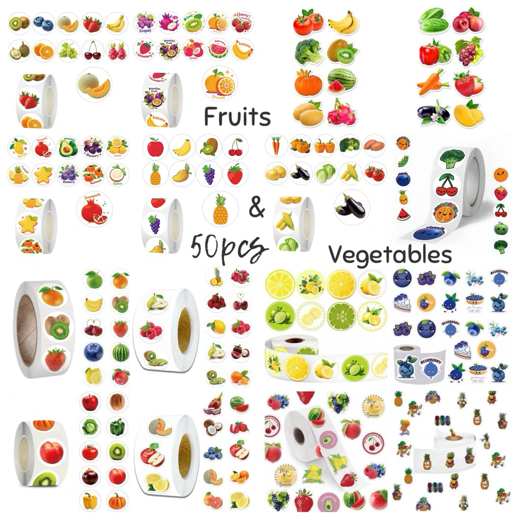 [SG STOCK] Various Fruits 🍉🍓🍊🍋🍌🍍🍒 🫐🥝🍎 🍐🍅 🍑🥭 🥥🫛🥦🫑 Vegetables ...